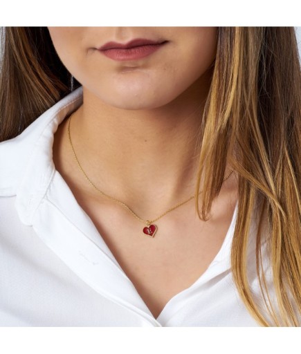 Asena Kişiye Özel Kalpli Harf Kolye