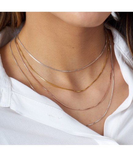 Artur 3 Seçinizli Çoklu Zincir Kolye