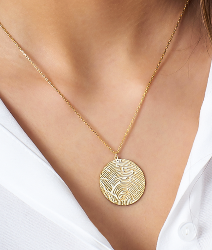 Sahra Parmak İzi Kolye