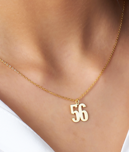 Eleni Kişiye Özel Rakamlı Kolye