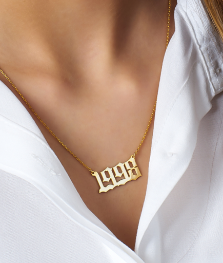 Ritona Kişiye Özel Tarihli Kolye