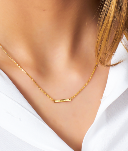 Maria Kişiye Özel İnce Kolye