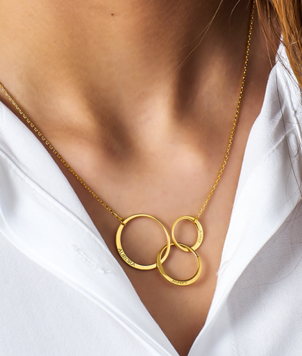 Mulan Halkalı İsimli Kolye