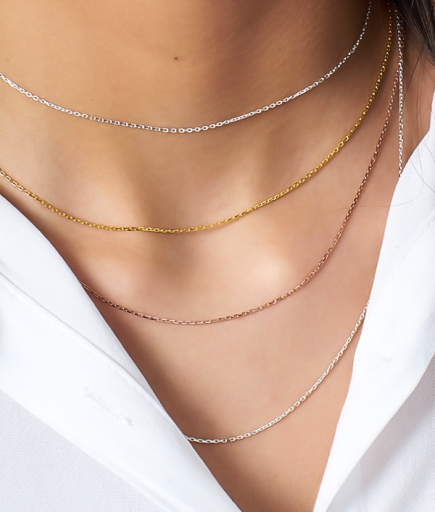 Artur 3 Seçinizli Çoklu Zincir Kolye