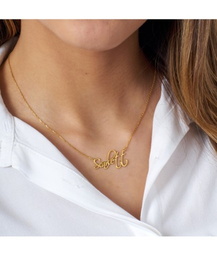 Alice Kişiye Özel İsimli Kolye