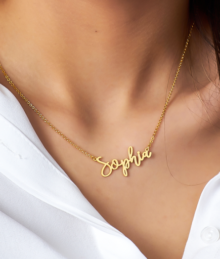 Dina Kişiye Özel İsimli Kolye