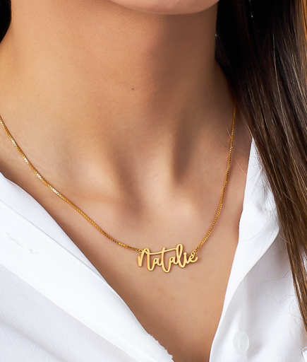 Dina Kişiye Özel İsimli Kolye