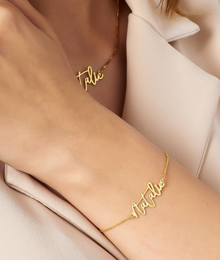 Vega Kişiye Özel İsimli Bileklik