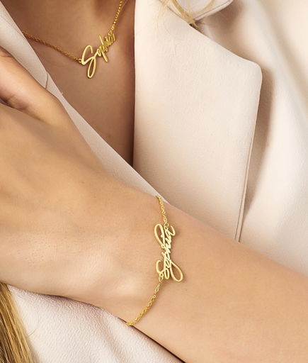 Alice Kişiye Özel İsimli Bileklik