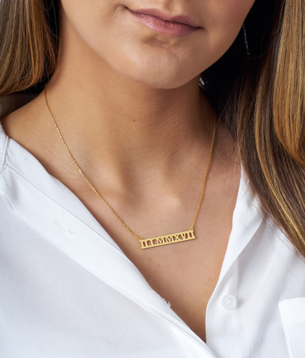 Athena Roma Rakamı Tarihli Kolye