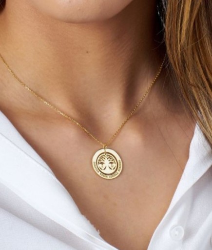 Nabia Kişiye Özel Aile Ağacı Kolye