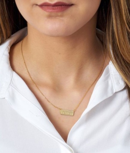 Vespula Kişiye Özel İsimli Madalyon Kolye