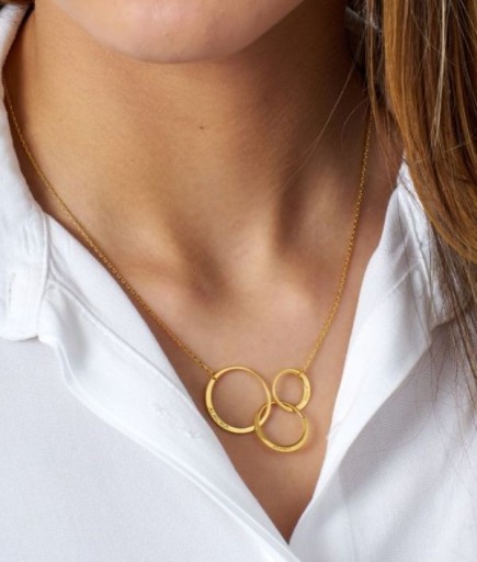 Mulan Halkalı İsimli Kolye